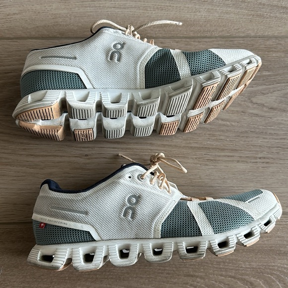 Womens On Running Cloud 5 Push White/Cobble Sz 9.5 - Picture 9 of 15